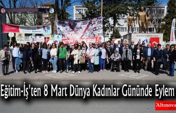Eğitim-İş'ten 8 Mart Dünya kadınlar Gününde Eylem