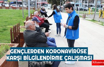 GENÇLERDEN KORONAVİRÜSE KARŞI BİLGİLENDİRME ÇALIŞMASI
