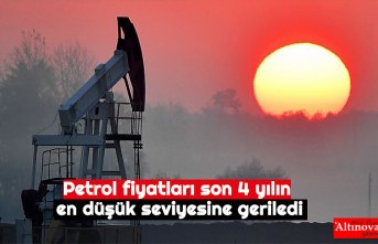 Petrol fiyatları son 4 yılın en düşük seviyesine geriledi
