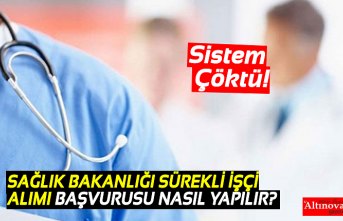 SAĞLIK BAKANLIĞI SÜREKLİ İŞÇİ ALIMI BAŞVURUSU NASIL YAPILIR?