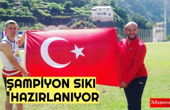 Şampiyon sıkı hazırlanıyor