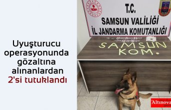 Uyuşturucu operasyonunda gözaltına alınanlardan 2'si tutuklandı