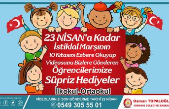 23 Nisan Hediyeleri 19 Mayıs Belediyesi’nden