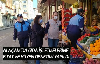 ALAÇAM’DA GIDA İŞLETMELERİNE FİYAT VE HİJYEN DENETİMİ YAPILDI