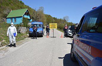 Bartın'da bir köy ile 3 bina karantinaya alındı