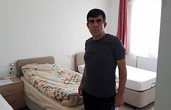 Cezayir'den getirilen işçi karantina şartlarından memnun