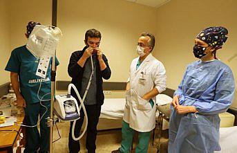 Çocukluk arkadaşlarından OMÜ Hastanesine yüksek akım oksijen cihazı bağışı