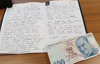 Karantina sürecini Giresun'daki yurtlarda geçirenler geride duygulandıran mektuplar bıraktı