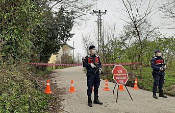 Ordu'da karantinaya alınan mahallede sıkı tedbirler uygulanıyor