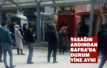 YASAĞIN ARDINDAN BAFRA’DA DURUM YİNE AYNI