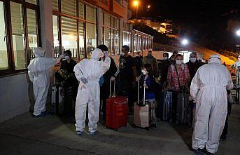 ABD'den Türkiye'ye getirilen 288 Türk vatandaşı Trabzon'daki yurda yerleştirildi
