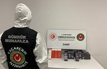 Artvin'de gümrük kaçağı yüz dolgu maddesi ele geçirildi
