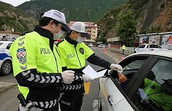 Artvin'de İl Emniyet Müdürlüğü'nün denetimleri sürüyor