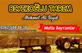 BIYIKOĞLU TARIM: RAMAZAN BAYRAMINIZ MÜBAREK OLSUN