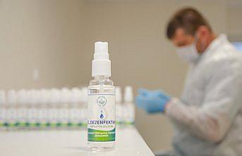 Bolu Abant İzzet Baysal Üniversitesinde cep tipi dezenfektan üretimi