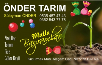 ÖNDER TARIM’DAN BAYRAM MESAJI