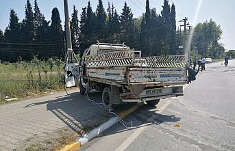 Samsun'da kamyon ile kamyonet çarpıştı: 6 yaralı