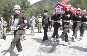 Şehit Piyade Uzman Onbaşı Gündeş son yolculuğuna uğurlandı
