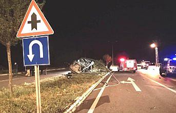 Tokat'ta otomobil devrildi: 1 ölü, 1 yaralı