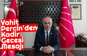 Vahit Perçin'den Kadir Gecesi Mesajı