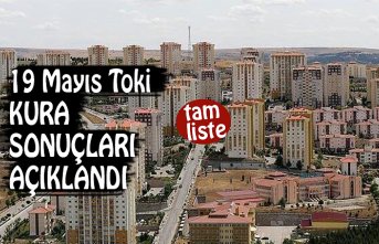 19 MAYIS TOKİ KURA SONUÇLARI AÇIKLANDI