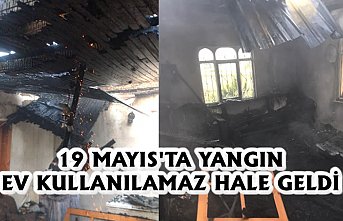 19 MAYIS İLÇESİNDE YANGIN