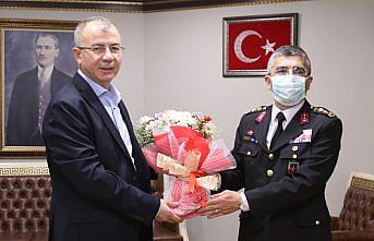 Artvin İl Jandarma Komutanı Yılmaz'dan, Vali Doruk'a ziyaret