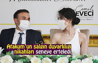 Atakum’un salgın duyarlılığı nikahları seneye erteledi