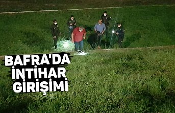 Bafra'da İntihar Girişimi