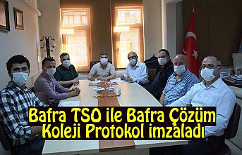 Bafra TSO ile Bafra Çözüm Koleji Protokol imzaladı