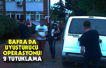 BAFRA’DA UYUŞTURUCU OPERASYONU:2 TUTUKLAMA