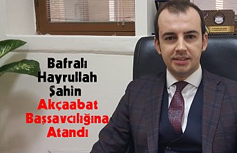 Bafralı Hayrullah Şahin Akçaabat Başsavcılığına Atandı