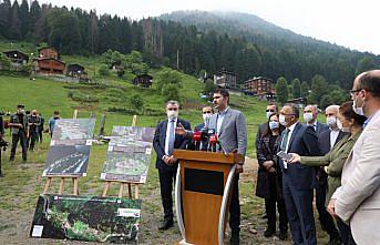 Çevre ve Şehircilik Bakanı Murat Kurum, Ayder Yaylası'nda incelemelerde bulundu: