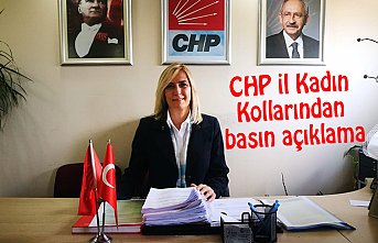 CHP İL KADIN KOLLARINDAN AÇIKLAMA
