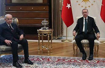 Cumhurbaşkanı Erdoğan, Bahçeli'yi kabul etti