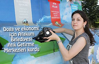 Doğa ve ekonomi için Atakum Belediyesi Atık Getirme Merkezleri kurdu