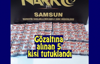 Gözaltına alınan 5 kişi tutuklandı