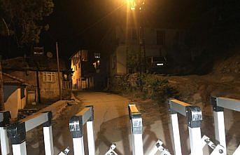 Karabük'te bir sokak, koronavirüs tedbirleri kapsamında karantinaya alındı