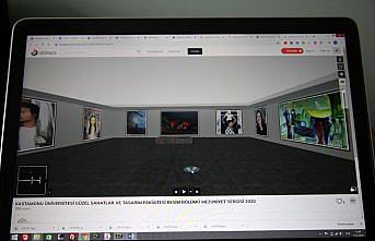 Kastamonu Üniversitesinde mezuniyet sergisi sanal ortamda yapıldı