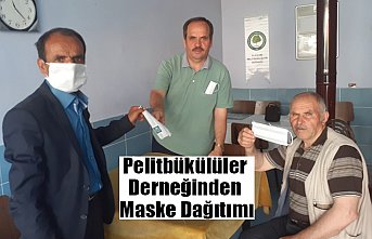 Pelitbükülüler Derneğinden Maske Dağıtımı