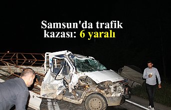 Samsun'da trafik kazası: 6 yaralı