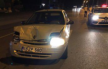 Samsun'da otomobilin çarptığı kişi ağır yaralandı