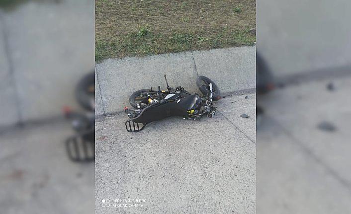 Samsun’da sulama kanalına devrilen motosikletin sürücüsü öldü