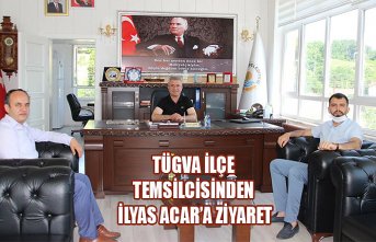 TÜGVA İLÇE TEMSİLCİSİNDEN İLYAS ACAR’A ZİYARET