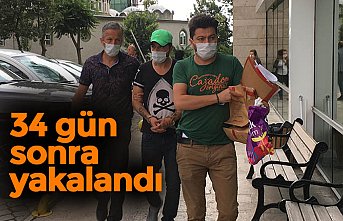 34 gün sonra yakalandı