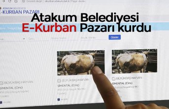 Atakum Belediyesi E-Kurban Pazarı kurdu
