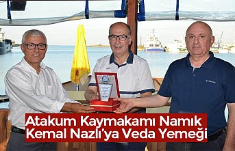Atakum Kaymakamı Namık Kemal Nazlı’ya Veda Yemeği