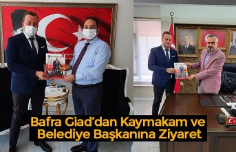 Bafra Giad’dan Kaymakam ve Belediye Başkanına Ziyaret
