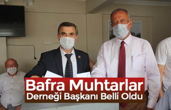 Bafra Muhtarlar Derneği Başkanlığına Erol Andiç Seçildi