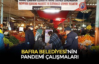 BAFRA BELEDİYESİ’NİN PANDEMİ ÇALIŞMALARI